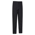 Jet Black - Side - Mountain Warehouse Mens Trek II Short Winter Trousers