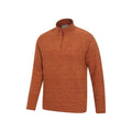 Rust - Side - Mountain Warehouse Mens Snowdon II Fleece Top