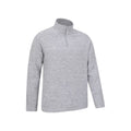 Light Grey - Side - Mountain Warehouse Mens Snowdon II Fleece Top