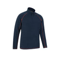 Navy - Lifestyle - Mountain Warehouse Mens Ashbourne II Half Zip Fleece Top