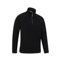 Black - Side - Mountain Warehouse Mens Ashbourne II Half Zip Fleece Top