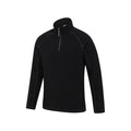 Black - Lifestyle - Mountain Warehouse Mens Ashbourne II Half Zip Fleece Top