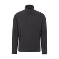 Black - Front - Mountain Warehouse Mens Camber Fleece Top