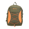 Khaki-Orange - Front - Mountain Warehouse Bolt 18L Backpack