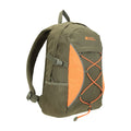 Khaki-Orange - Side - Mountain Warehouse Bolt 18L Backpack