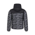 Black - Back - Mountain Warehouse Mens Seasons II Camo Padded Jacket