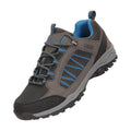 Dark Grey - Front - Mountain Warehouse Mens Path Waterproof Walking Shoes