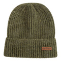 Khaki - Front - Animal Mens Codi Knitted Recycled Beanie