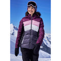 Dark Purple - Front - Mountain Warehouse Womens-Ladies Cascade Padded Ski Jacket