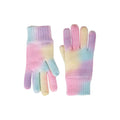 Multicoloured - Side - Mountain Warehouse Childrens-Kids Tie Dye Gloves