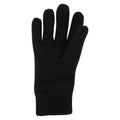 Black - Back - Mountain Warehouse Childrens-Kids Thermal Thinsulate Knitted Gloves