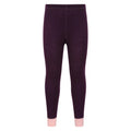 Berry - Front - Mountain Warehouse Childrens-Kids II Merino Wool Base Layer Bottoms