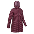 Burgundy - Back - Mountain Warehouse Womens-Ladies Florence Long Padded Jacket