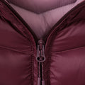 Burgundy - Pack Shot - Mountain Warehouse Womens-Ladies Florence Long Padded Jacket