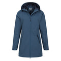 Blue - Pack Shot - Mountain Warehouse Womens-Ladies Hilltop II Waterproof Jacket