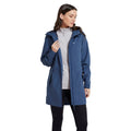 Blue - Close up - Mountain Warehouse Womens-Ladies Hilltop II Waterproof Jacket