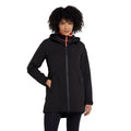 Jet Black - Pack Shot - Mountain Warehouse Womens-Ladies Hilltop II Waterproof Jacket