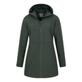 Dark Khaki - Pack Shot - Mountain Warehouse Womens-Ladies Hilltop II Waterproof Jacket