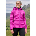 Purple - Front - Mountain Warehouse Womens-Ladies Skyline Extreme Hydrophobic Down Jacket