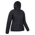 Black - Side - Mountain Warehouse Womens-Ladies Skyline Extreme Hydrophobic Down Jacket