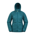 Teal - Front - Mountain Warehouse Womens-Ladies Skyline Extreme Hydrophobic Down Jacket