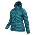 Teal - Lifestyle - Mountain Warehouse Womens-Ladies Skyline Extreme Hydrophobic Down Jacket