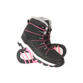 Black - Close up - Mountain Warehouse Childrens-Kids Comet Waterproof Snow Boots