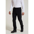 Jet Black - Front - Mountain Warehouse Mens Trek Stretch Cargo Trousers