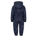 Blue - Side - Mountain Warehouse Childrens-Kids Puddle Waterproof Rain Suit