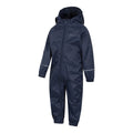 Blue - Lifestyle - Mountain Warehouse Childrens-Kids Puddle Waterproof Rain Suit