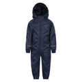 Blue - Front - Mountain Warehouse Childrens-Kids Puddle Waterproof Rain Suit