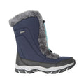 Navy - Pack Shot - Mountain Warehouse Childrens-Kids Ohio Snow Boots