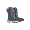 Navy - Close up - Mountain Warehouse Childrens-Kids Ohio Snow Boots