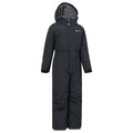 Black - Lifestyle - Mountain Warehouse Childrens-Kids Cloud All In One Waterproof Snowsuit