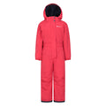 Active Red - Front - Mountain Warehouse Childrens-Kids Cloud All In One Waterproof Snowsuit