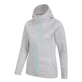 Medium Grey - Side - Mountain Warehouse Womens-Ladies Dynamic Chakra IsoCool Hoodie