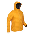 Mustard - Back - Mountain Warehouse Mens Henry II Extreme Down Filled Padded Jacket