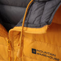 Mustard - Pack Shot - Mountain Warehouse Mens Henry II Extreme Down Filled Padded Jacket