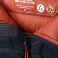 Dark Khaki - Side - Mountain Warehouse Mens Henry II Extreme Down Filled Padded Jacket