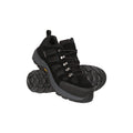 Jet Black - Front - Mountain Warehouse Mens Vertex Extreme Vibram Walking Shoes