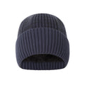 Navy - Front - Mountain Warehouse Mens Ribbed Faux Fur Lined Beanie