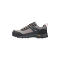 Dark Grey - Pack Shot - Mountain Warehouse Mens Storm Suede IsoGrip Walking Shoes