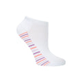 White-Purple-Orange - Lifestyle - Mountain Warehouse Childrens-Kids Trainer Socks (Pack of 5)