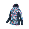 Teal - Side - Mountain Warehouse Womens-Ladies Dawn II Ski Jacket