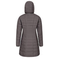 Dark Grey - Side - Mountain Warehouse Womens-Ladies Furnace Down Long Length Padded Jacket