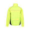 Yellow - Back - Mountain Warehouse Mens Adrenaline Iso-Viz Waterproof Jacket