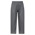 Grey - Front - Mountain Warehouse Childrens-Kids Pakka II Waterproof Over Trousers