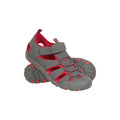 Red - Front - Mountain Warehouse Childrens-Kids Coastal Sports Sandals