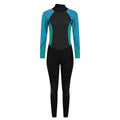 Dark Teal - Front - Mountain Warehouse Womens-Ladies Full Wetsuit