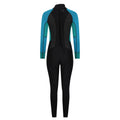 Dark Teal - Back - Mountain Warehouse Womens-Ladies Full Wetsuit